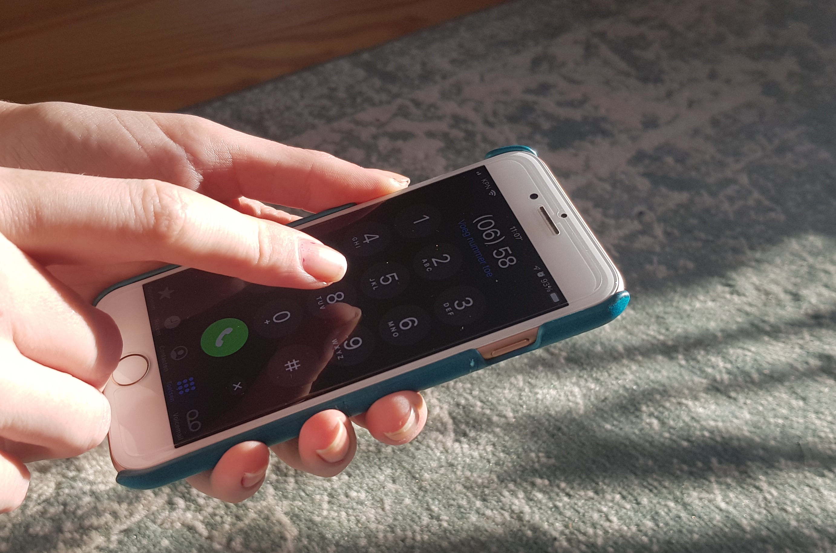 Mobiele telefoon waarop ik altijd bereikbaar ben